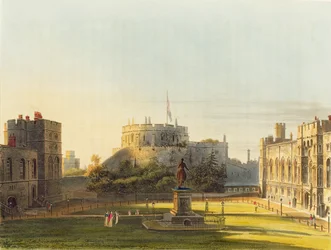 La cour supérieure, château de Windsor, de 